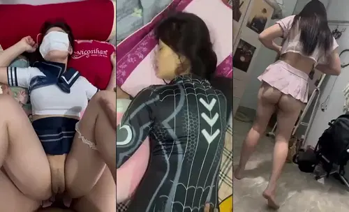 Poster of Bộ sưu tập những bộ đồ gợi tình của em người nhện, y tá, nữ sinh, nàng hầu